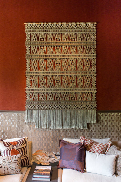 Gold Metallic Wallhanging – 180 × 258cm